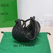 Bottega Veneta Medium Turn Pouch Black 40x24x1cm - 5