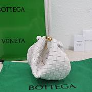 Bottega Veneta Small Turn Pouch White 29x3x19cm - 3