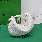 Bottega Veneta Small Turn Pouch White 29x3x19cm - 4