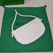 Bottega Veneta Small Turn Pouch White 29x3x19cm - 5