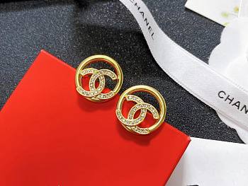 Chanel Gold Earrings 01