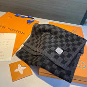 Louis Vuitton LV Néo Petit Damier Scarf Nathracite 180x35cm - 4