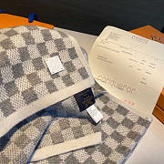 Louis Vuitton LV Néo Petit Damier Scarf Grey 180x35cm - 2