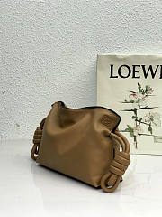 Loewe Mini Flamenco Clutch Bag Beige 23.9x18x9cm - 3