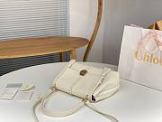Chloe Penelope Medium Soft Shoulder Bag White 35x24x13cm - 6