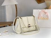 Chloe Penelope Medium Soft Shoulder Bag White 35x24x13cm - 2