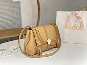 Chloe Penelope Medium Soft Shoulder Bag Beige 35x24x13cm - 5