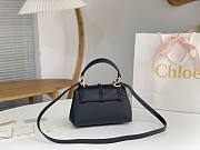 Chloe Penelope Small Soft Shoulder Bag Black 22x14x9cm - 5