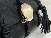 Chloe Penelope Small Soft Shoulder Bag Black 22x14x9cm - 2