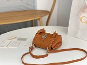 Chloe Penelope Small Soft Shoulder Bag Brown 22x14x9cm - 6