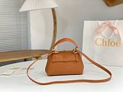 Chloe Penelope Small Soft Shoulder Bag Brown 22x14x9cm - 5