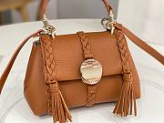 Chloe Penelope Small Soft Shoulder Bag Brown 22x14x9cm - 3