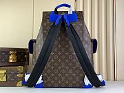 Louis Vuitton LV Backpack Christopher MM Monogram Blue 38 x 44 x 21 cm - 3