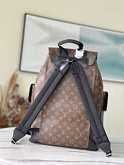 Louis Vuitton LV Backpack Christopher MM Monogram Black 38 x 44 x 21 cm - 6