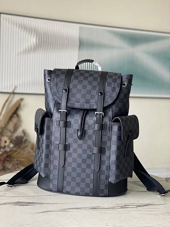 Louis Vuitton LV Backpack Christopher Damier 38 x 44 x 21 cm