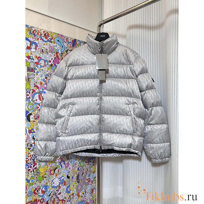 Dior Grey Unisex Down Jacket - 1