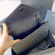 YSL Envelope Bag Calfskin Black and Black Hardware 31x23x8cm - 6