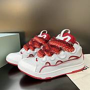 Lanvin Curb White Red Sneaker - 3