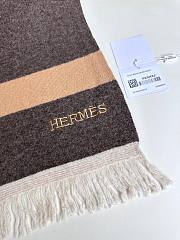 Hermes Brown Scarf - 2