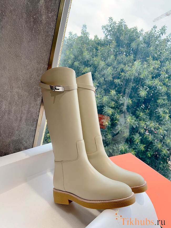 Hermes Jumping Boot White Silver - 1