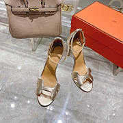 Hermes Premiere 105 Sandal Gold 10.5cm - 3