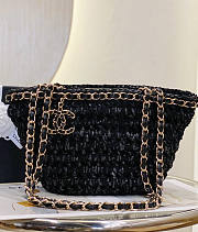 Chanel Small Shopping Bag Black 36x20x12cm - 1