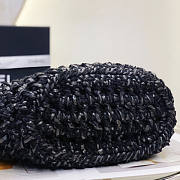 Chanel Small Shopping Bag Black 36x20x12cm - 6