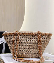 Chanel Small Shopping Bag Caramel 36x20x12cm - 4