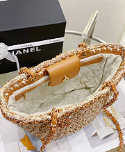 Chanel Small Shopping Bag Caramel 36x20x12cm - 5