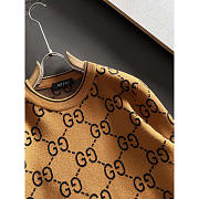 Gucci GG Wool Jacquard Sweater Camel And Black - 4