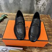 Hermes Black Loafer  - 1