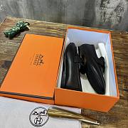 Hermes Black Loafer  - 3