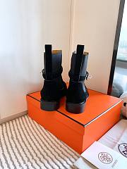 Hermes Black Suede Boots - 5