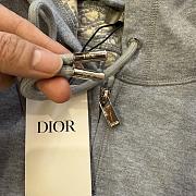 Dior Grey Hooded Track Jacket  - 2