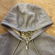 Dior Grey Hooded Track Jacket  - 5