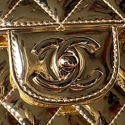 Chanel Backpack Star Coin Purse Metallic Calfskin Gold Light Gold 22.5 × 22.5 × 6 cm - 2