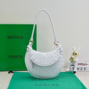 Bottega Veneta Small Bag Gemelli White 24.5x7x19cm