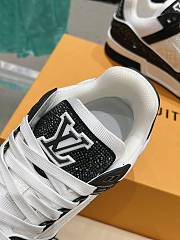Louis Vuitton LV Trainer Black Crystal Sneaker - 4
