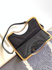 YSL Black 87 Leather Clutch Bag 26x26.5x5cm - 2