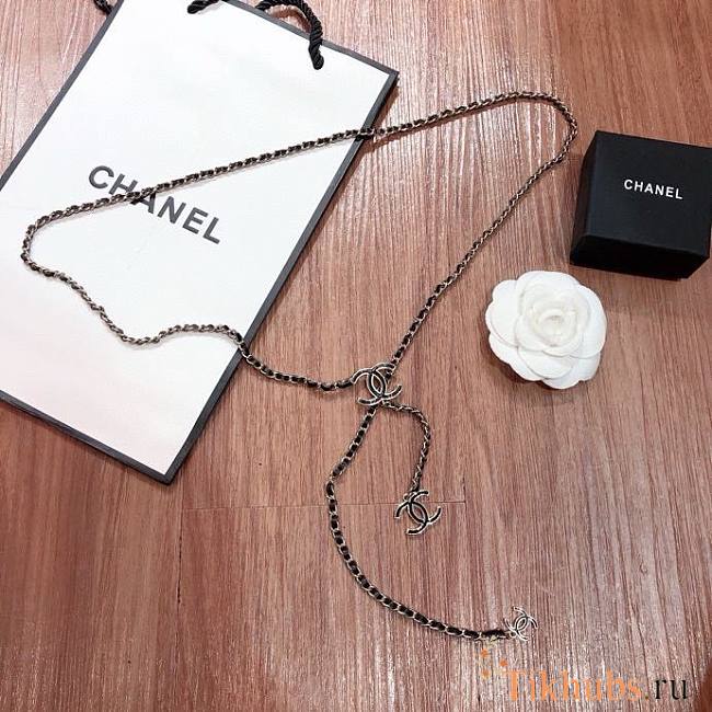 Chanel Black Belt Chain - 1