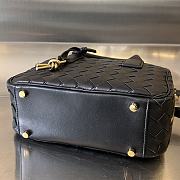 Bottega Veneta Small Top Handle Black 23.5x17.5x9cm - 4