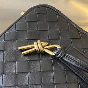 Bottega Veneta Small Top Handle Black 23.5x17.5x9cm - 3