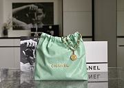 Chanel 22 Handbag Green 38x42x8cm - 1