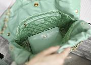 Chanel 22 Handbag Green 38x42x8cm - 6