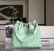 Chanel 22 Handbag Green 38x42x8cm - 5
