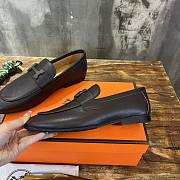 Hermes Black Brown Loafer - 4