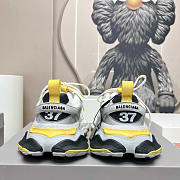 Balenciaga Cargo Sneakers In White And Yellow - 5