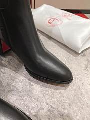 Christian Louboutin Lock Botta Leather Knee High Boots 7cm - 3