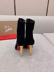 Christian Louboutin Lipbooty Ankle Boots Black 10cm - 5