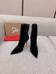 Christian Louboutin Lipbooty Ankle Boots Black 10cm - 3